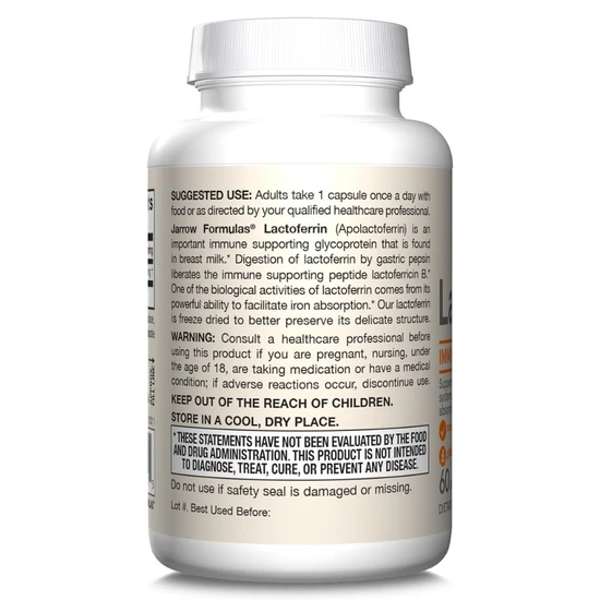Jarrow Formulas Lactoferrin 250mg Caps 60