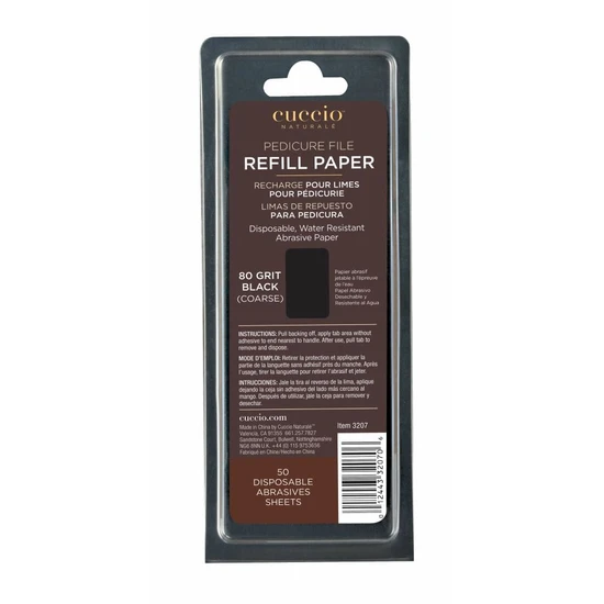 Cuccio Stainless Steel Pedicure File Refills 50