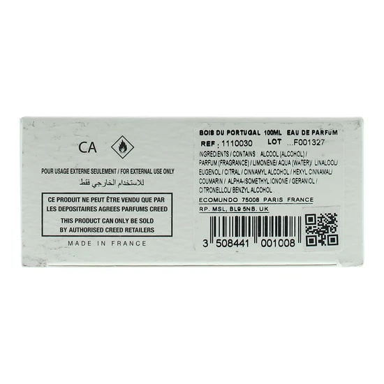 Creed Bois Du Portugal Eau De Parfum 100ml
