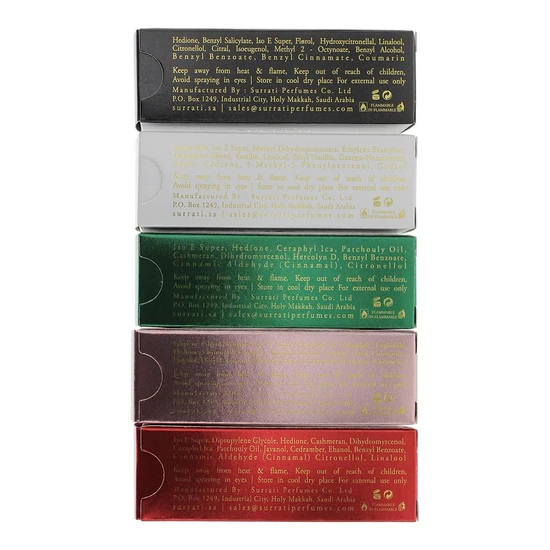 Surrati Extrait Discovery Set Extrait De Parfum Gift Set 10ml x 5