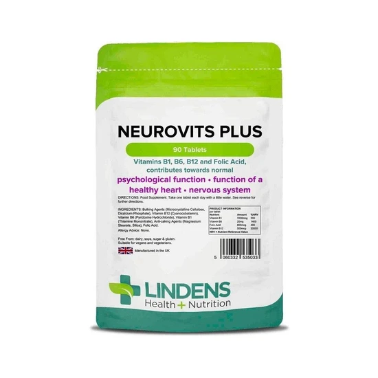 Lindens Neurovits Plus Tablets 90 Tablets