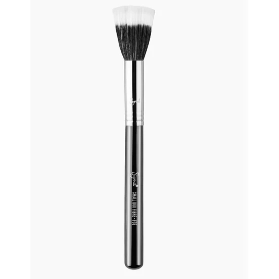 Sigma Beauty F55 Small Duo Fibre Brush Black & Chrome
