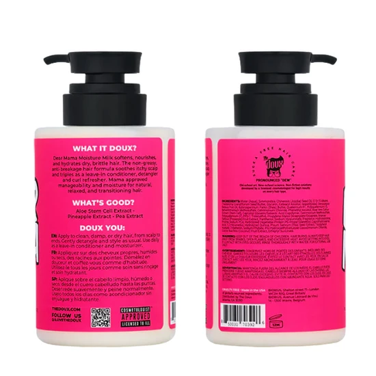 The Doux Dear Mama Moisture Milk Leave-In Conditioner 354.8ml