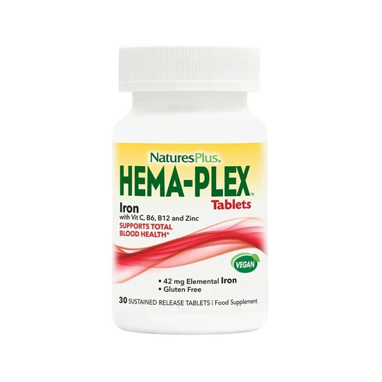 Nature's Plus Hema-plex Tablets 30 Tablets