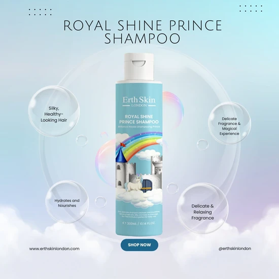 Erth Skin London Royal Shine Prince Shampoo