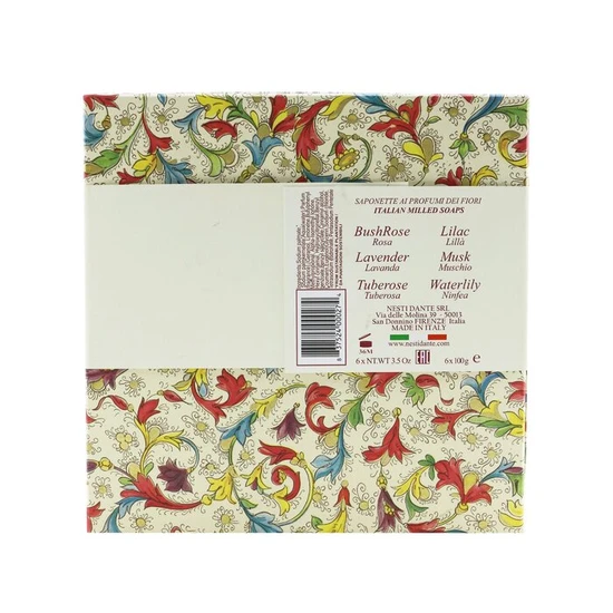 Nesti Dante Floral Notes Soap Set: 6x 100g