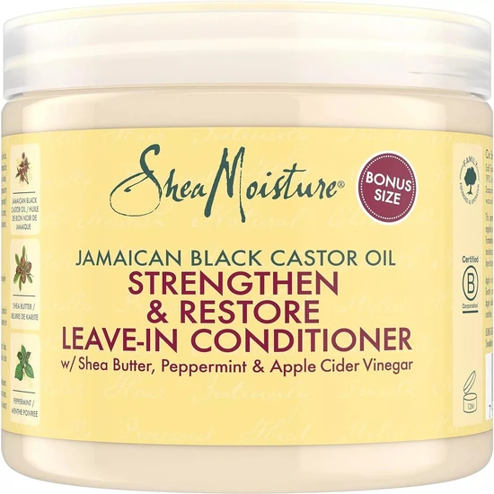 Shea Moisture Jamaican Black Castor Oil Strengthen & Restore Leave-in Conditioner 312g