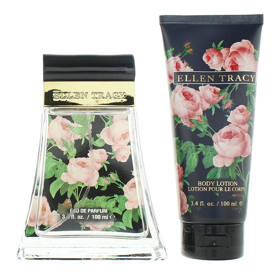 Ellen Tracy Courageous Eau De Parfum Gift Set 100ml Eau de Parfum + 100ml Body Lotion