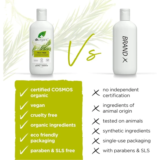 Dr. Organic Bioactive Hair Care Organic Tea Tree Conditioner 265ml