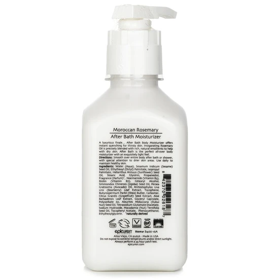 Epicuren After Bath Moisturiser Moroccan Rosemary 500ml