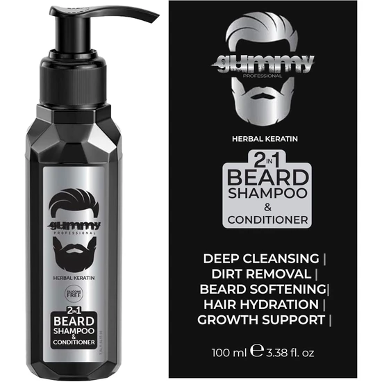 Fonex Gummy 2 In 1 Beard Shampoo & Conditioner 100ml