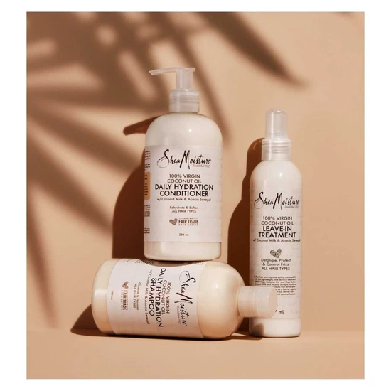 Shea Moisture 100% Virgin Coconut Oil Shampoo 384ml