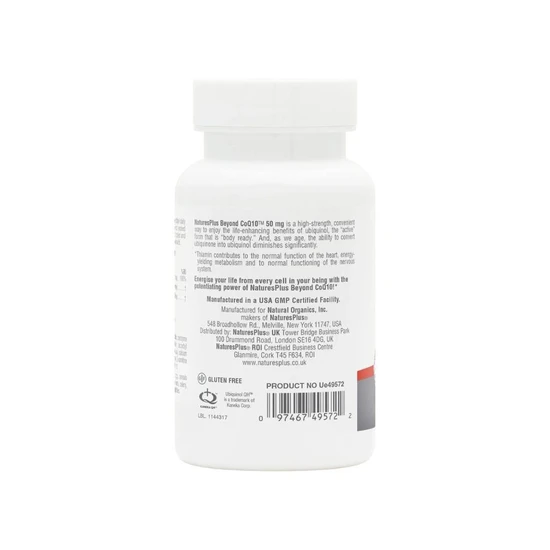 Nature's Plus Beyond COQ-10 50mg Ubiquinol Softgels 30 Softgels