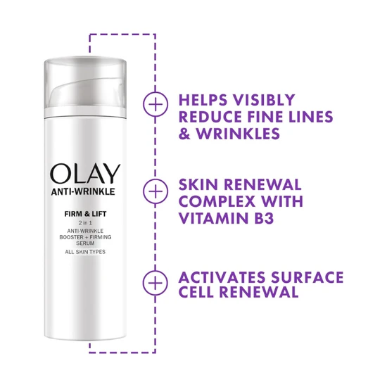 Olay Anti Wrinkle Firm & Lift 2in1 Booster Firming Serum 50ml