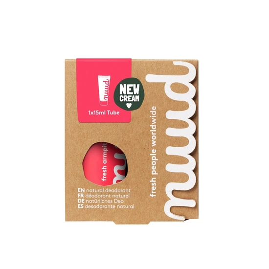 Nuud Natural Vegan Deodorant Starter Red New Cream 15ml