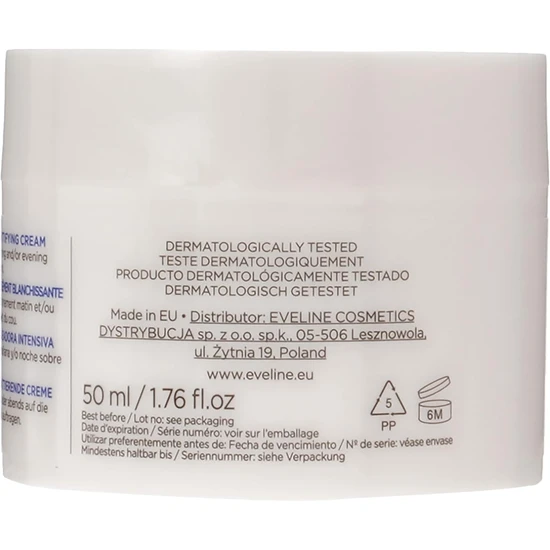 Eveline Double White Mattifying Cream SPF 20 50ml