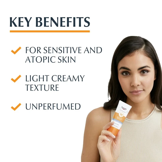 Eucerin Sun Sensitive Protect Cream SPF 50+ Sunscreen 50ml