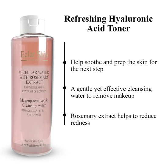 Erth Skin London Micellar Water With Rosemary Extract 2 x 150ml