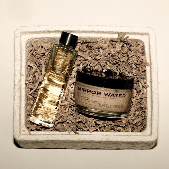 Mirror Water The Ready Set Gift 200ml Buff Body Exfoliator + 400ml Smooth Body Oil