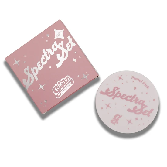 Glisten Cosmetics Pastel Pink Spectra Set Colourful Pressed Powder