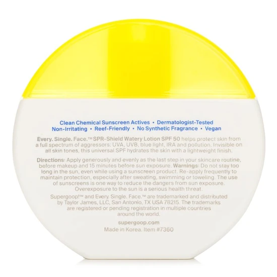 Supergoop! Every. Single. Face. Watery Lotion SPF 50 50ml