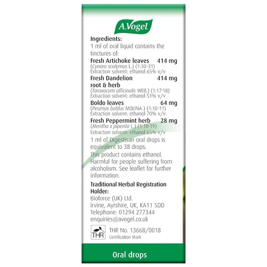 A.Vogel Digestisan Oral Drops 50ml