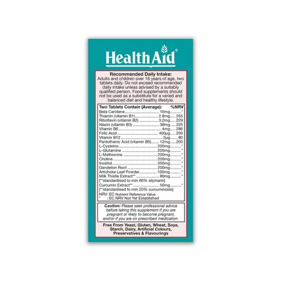 Health Aid Milk Thistle Complex Tablets 60 Tablets