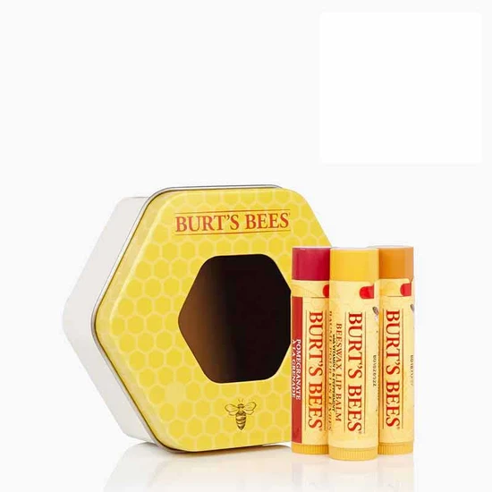 Burt's Bees Lip Balm Trio Tin Gift Set