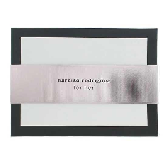 Narciso Rodriguez For Her Gift Set 50ml Eau De Toilette + 50ml Body Lotion +7.5ml Eau De Toilette