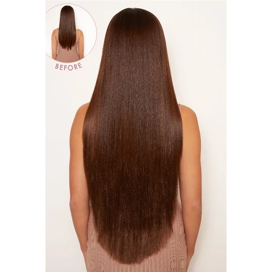 LullaBellz Super Thick 26" 5 Piece Statement Straight Clip In Hair Extensions Bleach Blonde