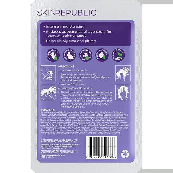 Skin Republic Hand Repair Hand Mask 18g