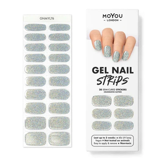 MoYou London Gel Nail Strip Too Glam To Give A Damn