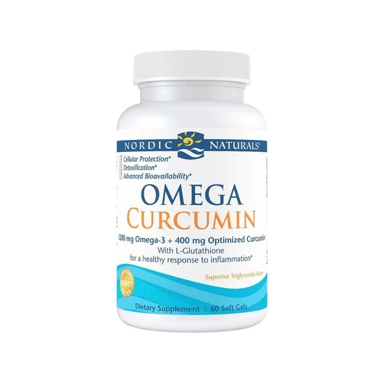 Nordic Naturals Omega Curcumin 1200mg Softgels 60 Softgels