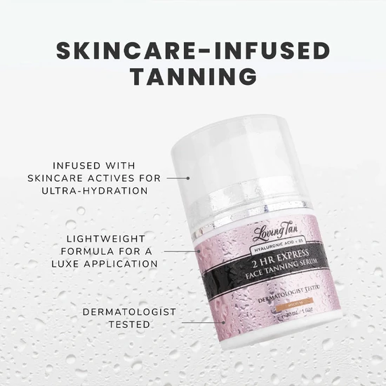 Loving Tan 2 Hour Express Face Tanning Serum Medium