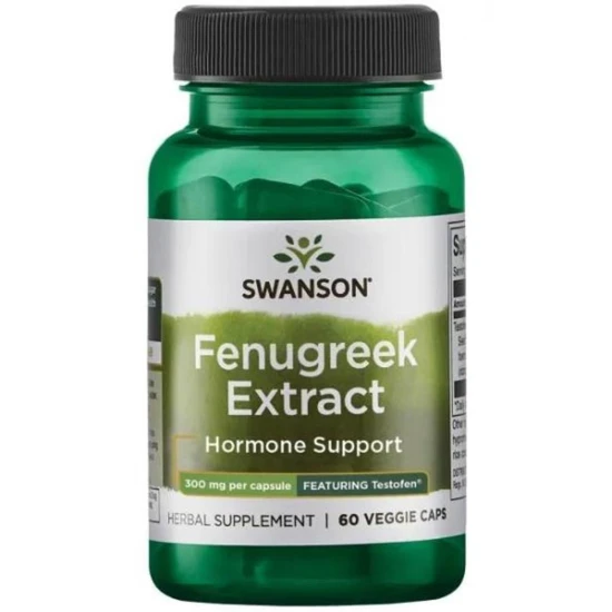Swanson Fenugreek Extract 300mg Capsules 60 Capsules