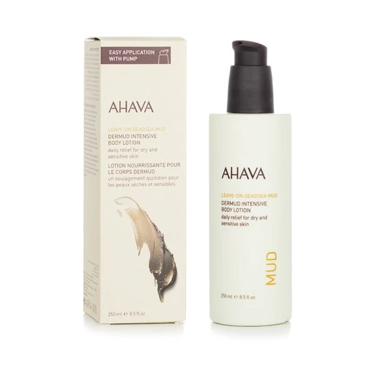 AHAVA Leave-On Deadsea Mud Dermud Intensive Body Lotion For Dry & Sensitive Skin 250ml