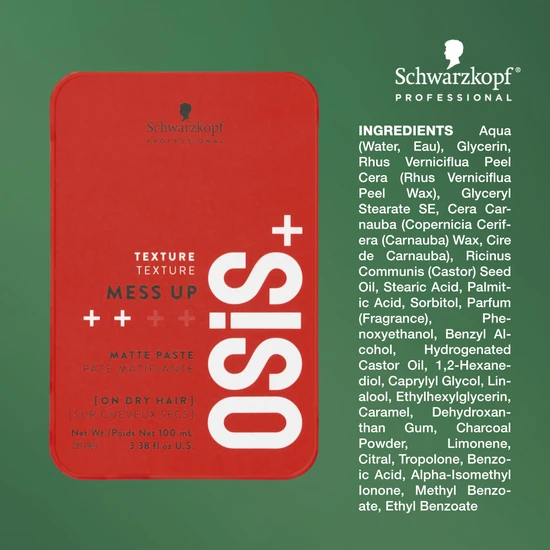 Schwarzkopf Osis Mess Up Shaping Paste 100ml