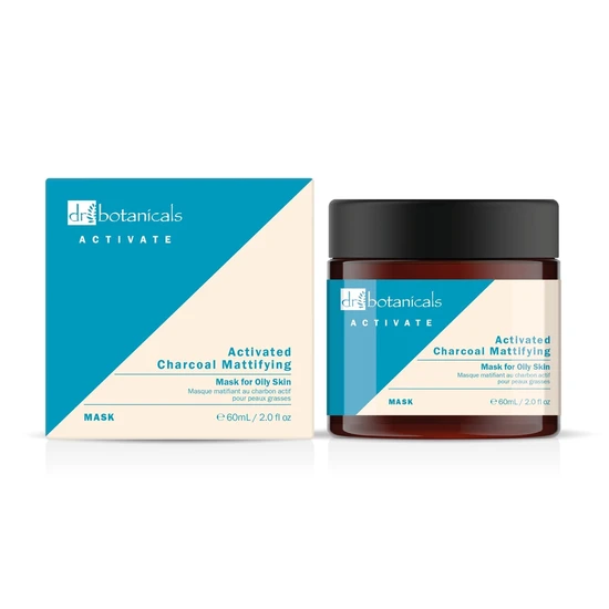Dr Botanicals Activate Charcoal Mattifying Mask For Oily Skin 60ml