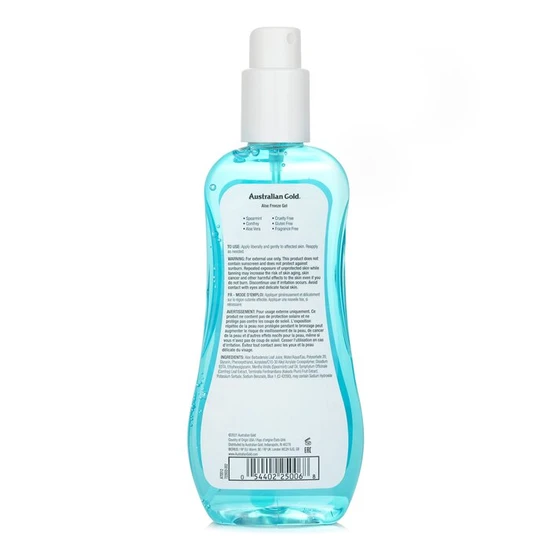 Australian Gold Aloe Freeze Spray Gel With Comfrey & Spearmint Extracts 237ml
