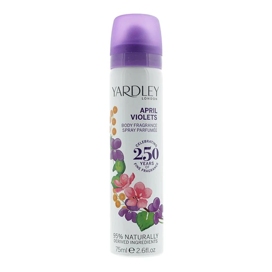 Yardley April Violets Body Spray 75ml