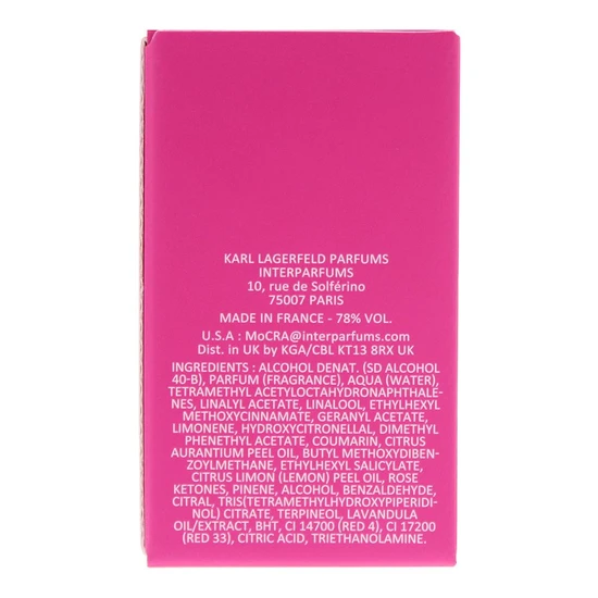 Karl Lagerfeld Jeans Urban Pink Eau De Parfum 60ml