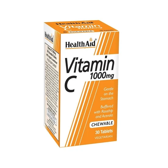 Health Aid Vitamin C 1000mg Chewable Tablets 30 Tablets