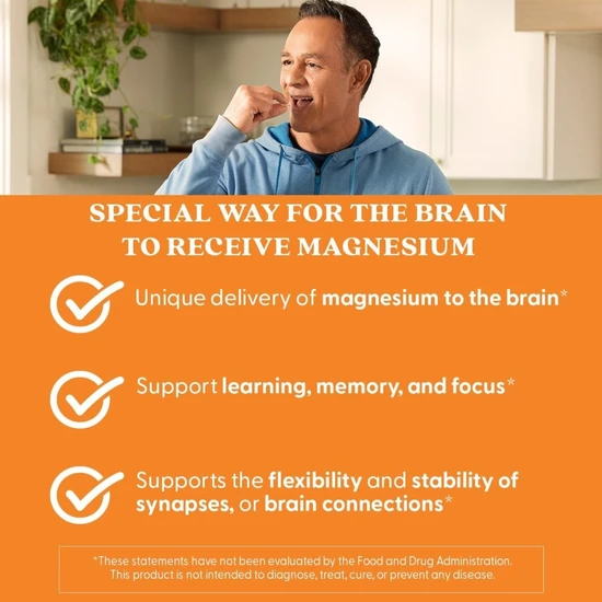 Doctor's Best Brain Magnesium With Magtein 50 mg | 90 Veg Caps
