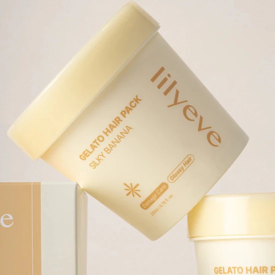LILYEVE Gelato Hair Pack #silky Banana 200ml