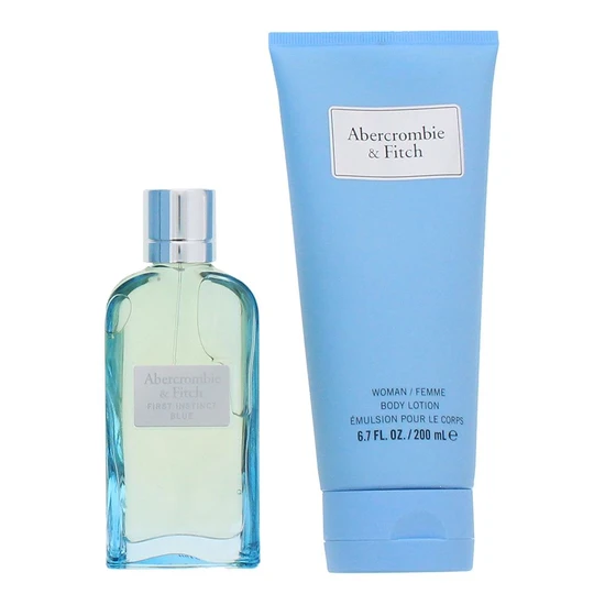 Abercrombie & Fitch First Instinct Blue For Her Gift Set 50ml EDP + 200ml Body Lotion