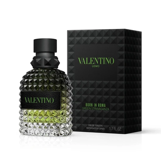 Valentino Uomo Born In Roma Green Stravaganza Eau De Toilette 50ml