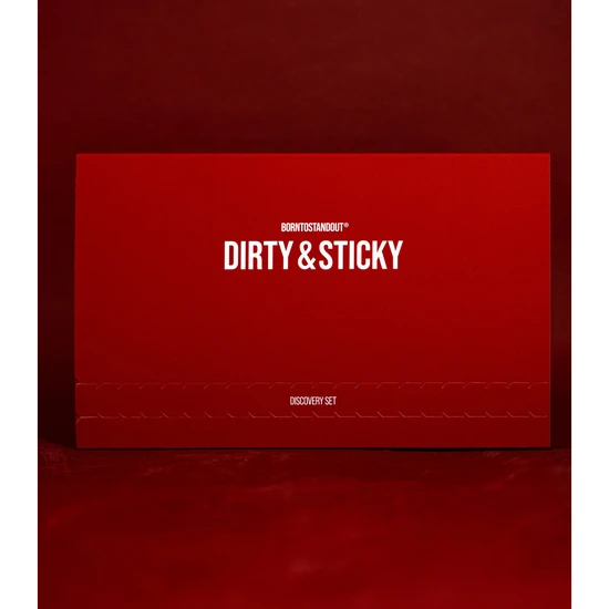 BornToStandOut DIRTY & STICKY Fragrance Discovery Set 8 x 2ml
