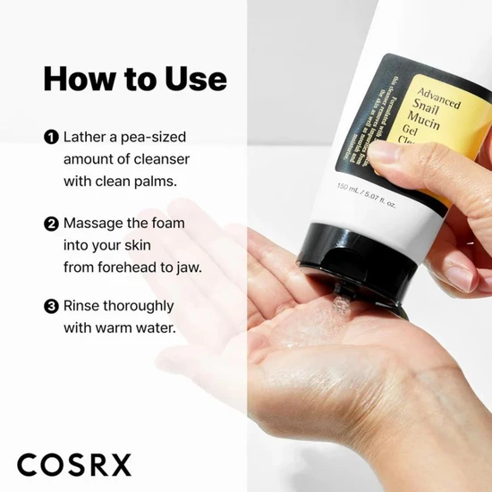 CosRx Advanced Snail Mucin Power Gel Cleanser 150ml