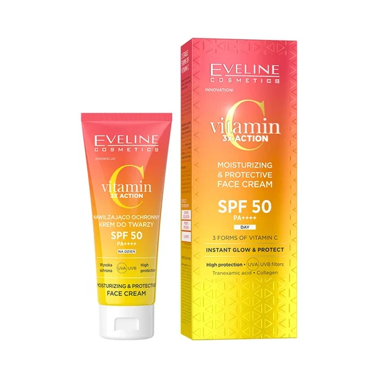 Eveline Vitamin C 3x Action Moisturising Protective Face Cream 30ml