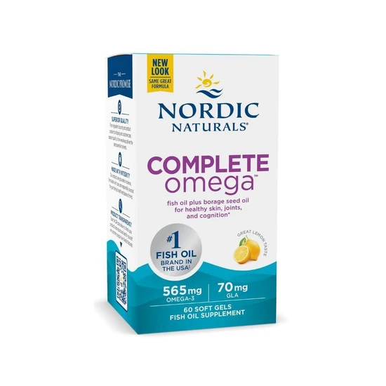 Nordic Naturals Complete Omega 565mg Lemon Softgels 60 Softgels